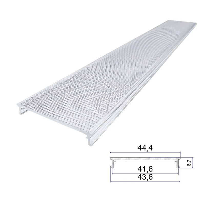 Akryl Anti-Green Extrusion Lampskärm