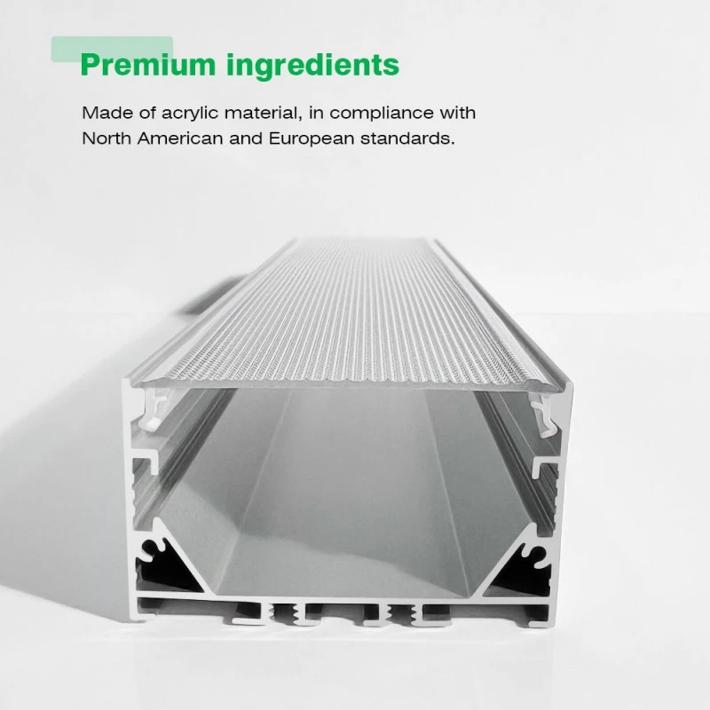 Akryl diamantmönster extrudering lampskärm