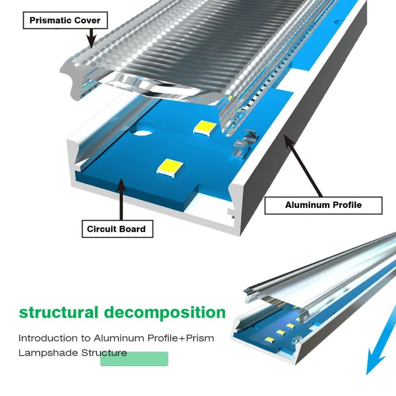 Akryl diamantmönster extrudering lampskärm