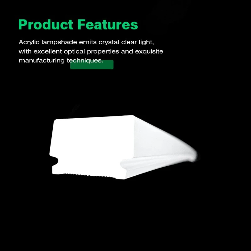 Akryl Diffuser Extrusion Lampskärm