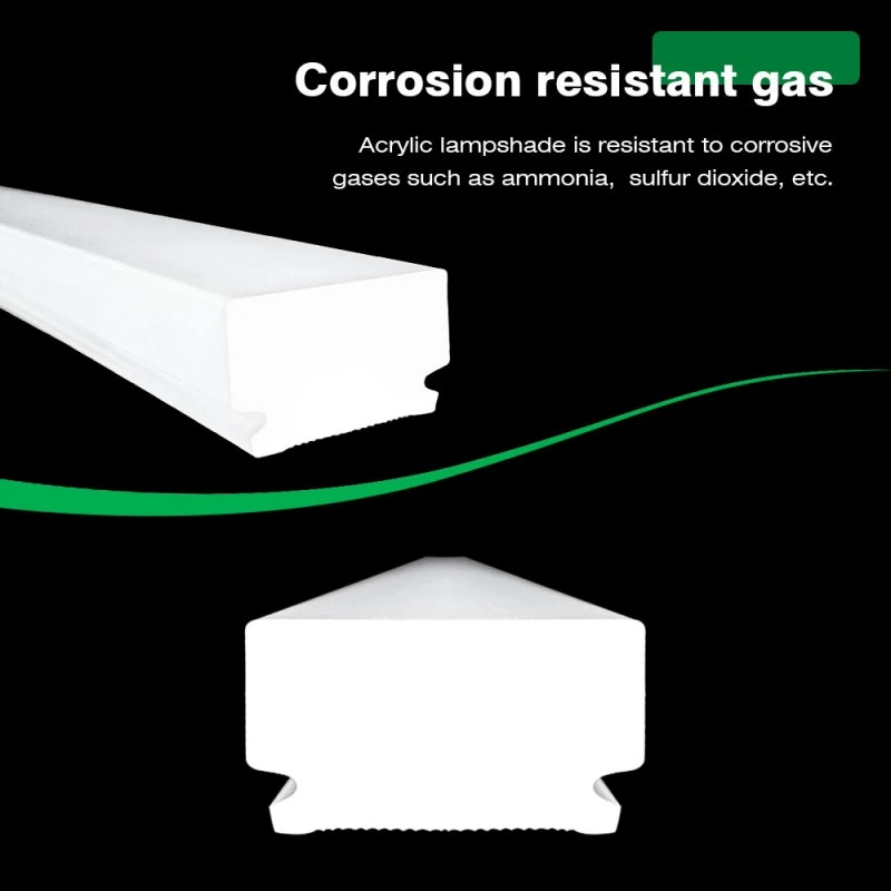 Akryl Diffuser Extrusion Lampskärm