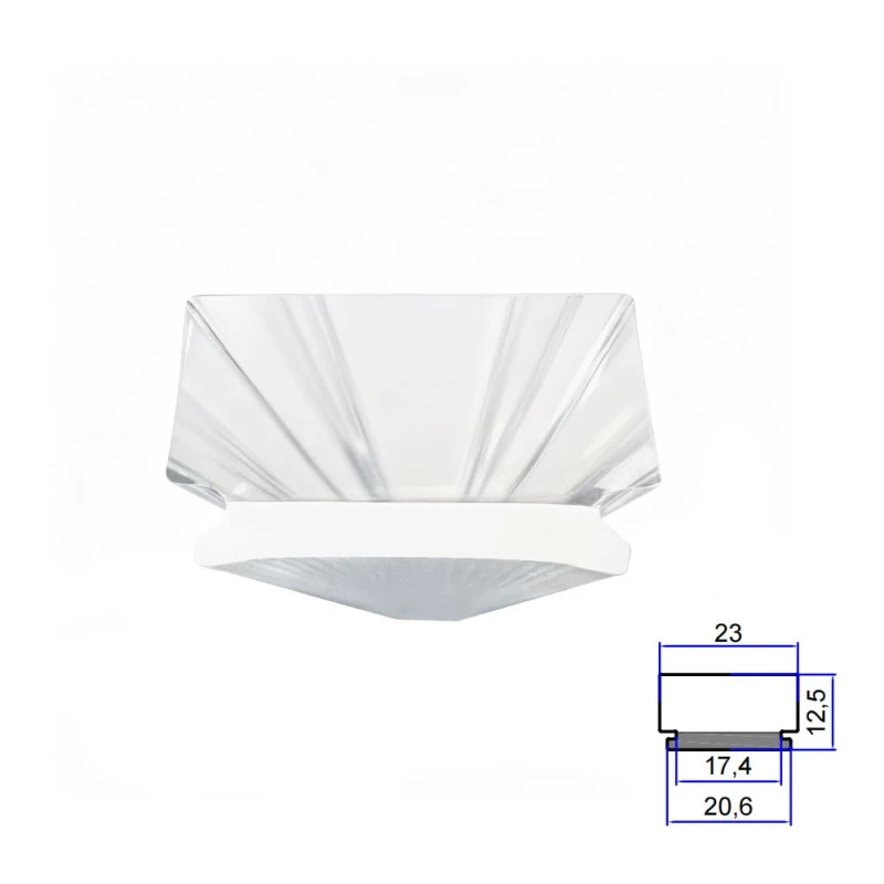 Akryl Transparent Extrudering Lampskärm Akryl Transparent Extrudering Lampskärm