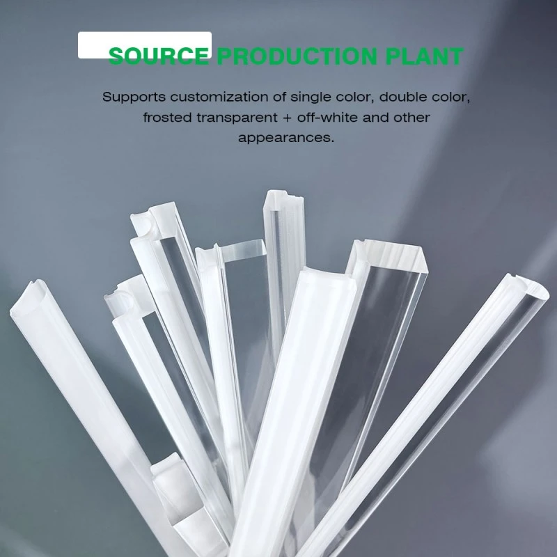 Akryl Transparent Extrudering Lampskärm