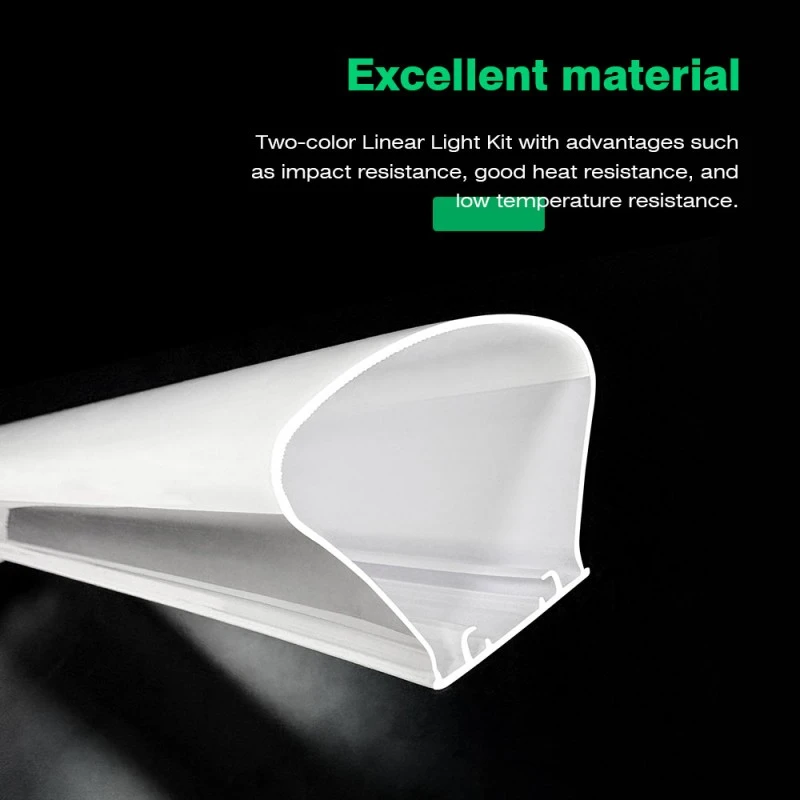 Linjär Strip Light Housing Kit