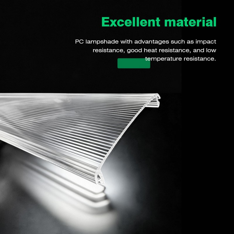 Polykarbonat Transparent Extruderad Lampskärm