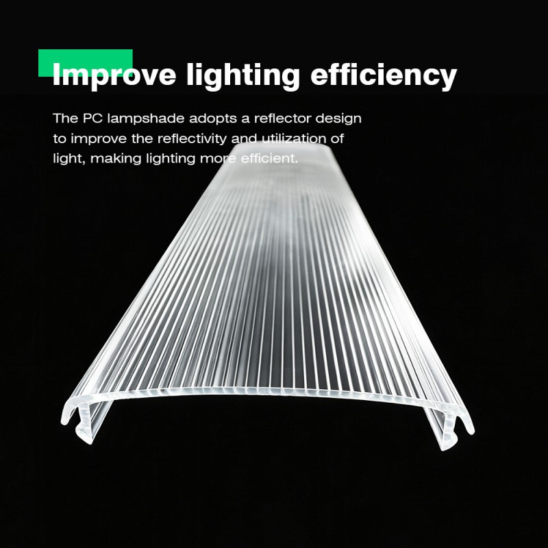 Polykarbonat Transparent Extruderad Lampskärm