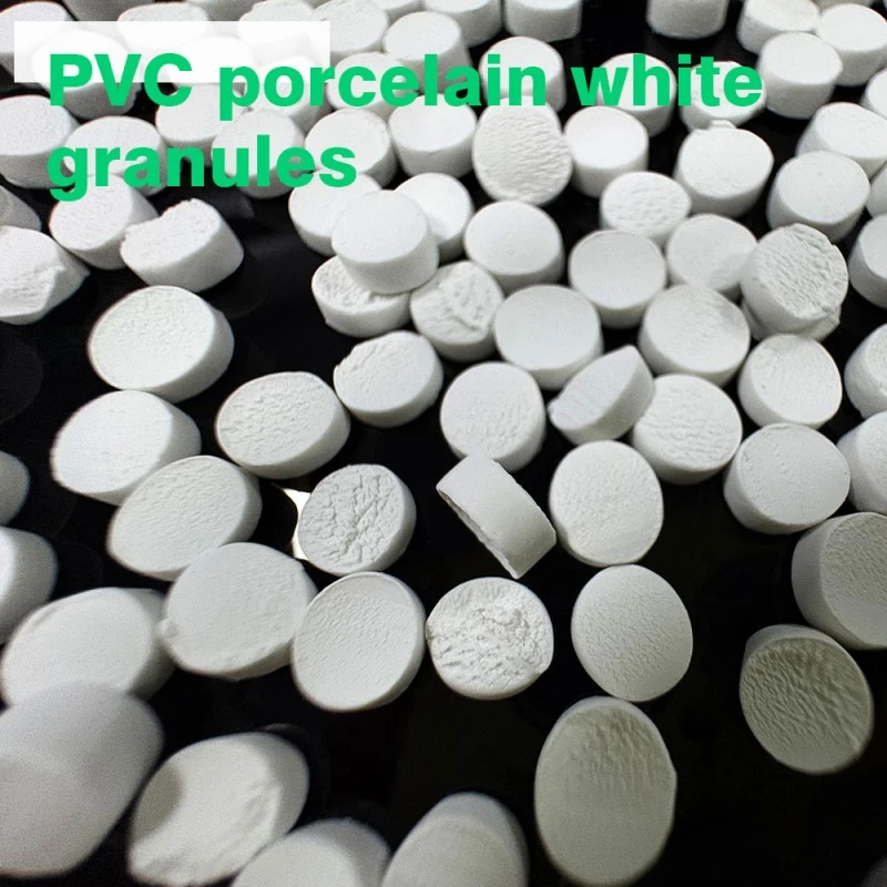 PVC-porslin vitt material