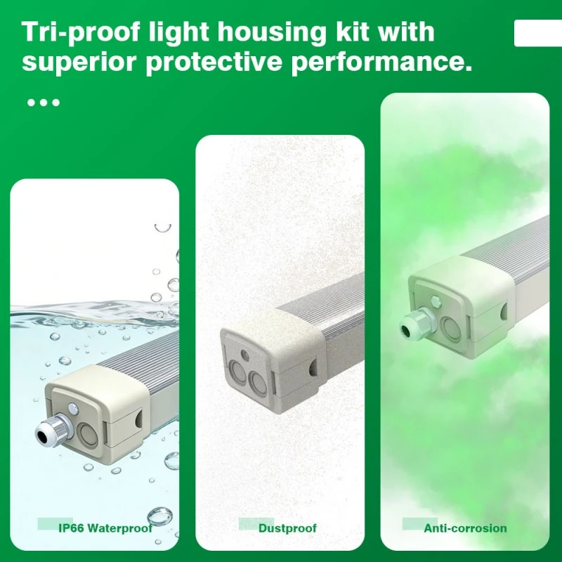 Tri-Proof Lätt Dual-Color Extruded Hus